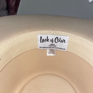 Ivory Lack of Color Hat